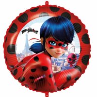 Folienballon Miraculous  Lady Bug D46cm rot, Ladybug Motiv
