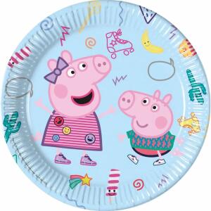 Pappteller 23cm FSC-Mix  8er Peppa Pig, Procos