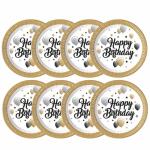Pappteller 23cm FSC-Mix  8er Milestone, Design Balloons,...