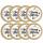 Pappteller 23cm FSC-Mix  8er Milestone, Design Balloons, Procos
