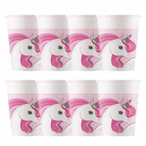 Pappbecher Einhorn 8er  FSC-Mix, Procos