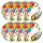 Pappteller Jungle D23cm  8er FSC-Mix, Procos