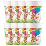 Pappbecher Jungle 200ml  8er FSC-Mix, Procos
