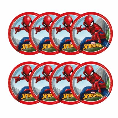 Pappteller SPIDER-MAN  D23cm 8er FSC-Mix, Procos