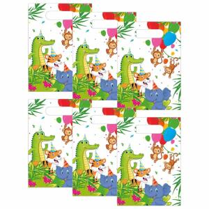 Partytüten Jungle 6er  17x30cm, Procos