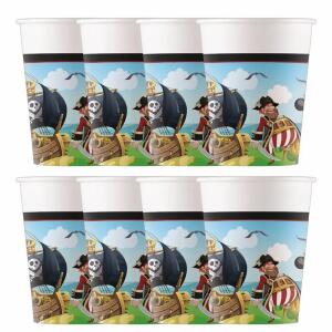 Pappbecher Piraten 8er  FSC-Mix, Procos