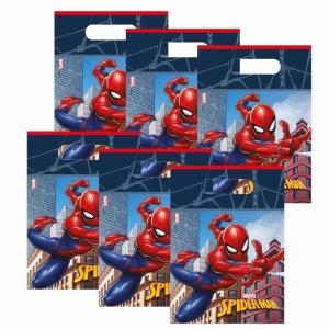 Partytüten Marvel  SPIDER-MAN 6er, 17x30cm, Procos