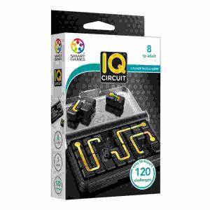 SMART GAMES Knobelspiel  IQ Circuit Box 14x10x3cm, Geduldsspiel mit 120 Aufgaben, ab 1 Spieler, ab 8 Jahren,, Smart Games