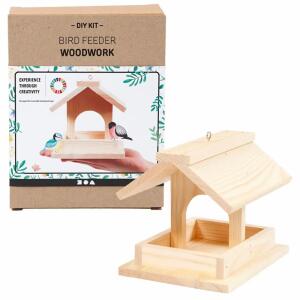 Bausatz Holz-Vogelhaus  11,5x12,5cm natur, Creativ Company