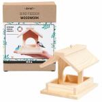 Bausatz Holz-Vogelhaus  11,5x12,5cm natur, Creativ Company