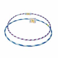 Hula-Hoop Ø ca. 80cm  Glittereffekt Lila/Blau