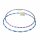 Hula-Hoop Ø ca. 80cm  Glittereffekt Lila/Blau