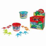 Frosch-Hüpfspiel 2fach sortiert, 12 Frösche in...