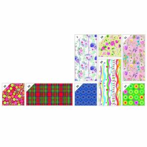 Geschenkpapier 100cmx3m  neutrale Motive sortiert, Florio Carta