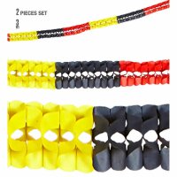 Girlande Deutschland 3m  2er Set, Ø8cm