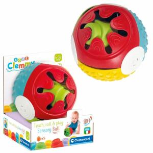 Sensorischer Ball Clemmy  Soft, mit 5 Bausteinen, ab 6 Monaten,, Clementoni