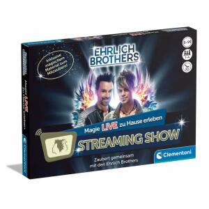 Streaming Show  Ehrlich Brothers, enthält verschiedene Umschläge mit Aufgaben der Zauberei,, ab 8 Jahren,, Clementoni