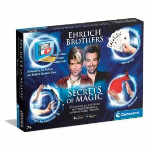 Zauberkasten Secrets of  Magic Ehrlich Brothers, 30 Zaubertricks, inklusive 3D Erklärvideos, ab 7 Jahren,, Clementoni