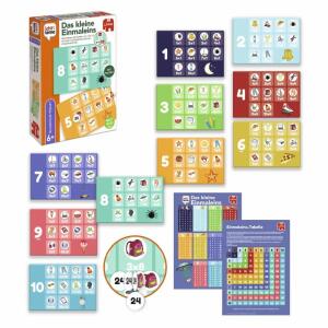 Lernspiel ich lerne Das  kleine Einmaleins, Inhalt: 5x Multiplikationstabellen, 42x Antwortblättchen,, 1x Spielanleitung,, ab 6 Jahren,, Jumbo