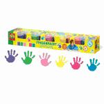Fingerfarben 6x 120ml  je 1x Fingerfarbe rosa, rot, lila,...