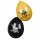 Luftballons Piraten  25,4cm gold schwarz 6er, sortiert, Boland