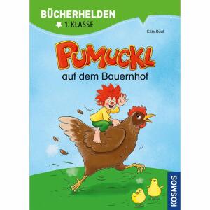 Pumuckl auf dem Bauernhof  Bücherhelden 1. Klasse,, Kinderbuch von Ellis Kaut und Uli Leistenschneider,, illustriert von Natasa Kaiser,, 47 Seiten, ab 6 Jahren,, KOSMOS