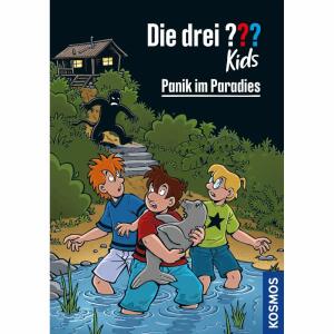 Die drei ??? Kids - Panik  im Paradies, Band 1, Detektivgeschichte von Ulf Blanck,, illustriert von Udo Smialkowski,, 128 Seiten, ab 8 Jahren,, KOSMOS
