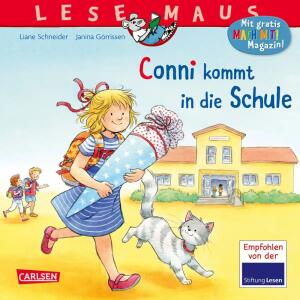 LESEMAUS 101 Conni kommt  in die Schule, Bilderbuch für Vorschulkinder von Liane Schneider,