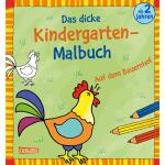 Das dicke Kindergarten  Malbuch, Wimmelbilderbuch von...