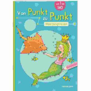 Von Punkt zu Punkt  Meerjungfrauen, Von Punkt zu Punkt Meerjungfrauen, von Corinna Beurenmeister, illustriert von Corinna Beurenmeister, 32 Seiten, ab 7 Jahren,