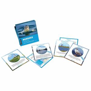 Quizspiel Nordsee  50 Rätsel, Inhalt: 50 illustrierte Rätselkarten, 1 Spielanleitung, für, 2 Spieler, Spieldauer 5 - 10 Minuten, ab 12 Jahren, Hutter Trade