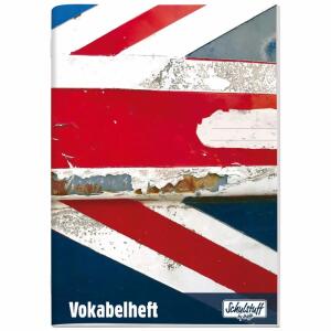 Vokabelheft Union Jack A5  64 Seiten, Schulstuff