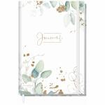 Journal Blattgold A5  Punktraster, Notizbuch mit...