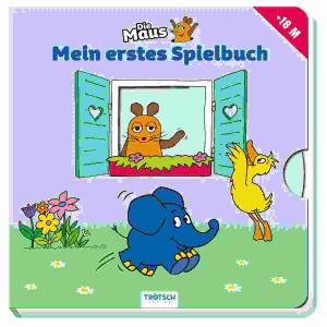 Mein erstes Spielbuch die  Maus, 16 x 16 cm, 10 Seiten,, Trötsch