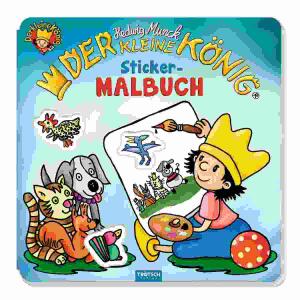 Stickermalbuch Der kleine  König, 21 x 28 cm, 96 Seiten,, Trötsch