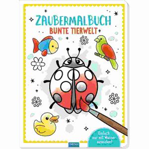 Zaubermalbuch Bunte  Tierwelt, 20 x 27 cm, 16 Seiten,, Trötsch