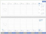 2026 Güss Tischquerkalender 30x10cm 1W. = 2S. mit...