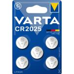 Batterien LITHIUM Coin  CR2025 5er, im Blister