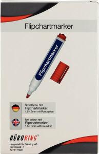 Büroring Flipchart Marker rot