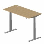 Sitz-/Stehschreibtisch Buche