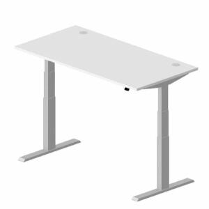 Sitz-/Stehschreibtisch Weiß