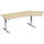 Schreibtisch Elektro Flex 2.166 x 650-1.250 x 800/1.131 mm ahorn