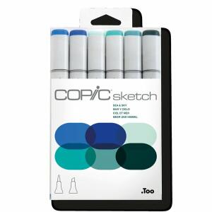 Layoutmarker Copic Sketch 6er S