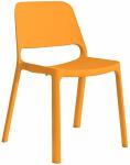 Stapelstuhl 2050, orange, 4-Fuß