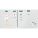 SIGEL GL525 Glas-Whiteboard Artverum - super-weiß - 200 x 100 x 1,80 cm - polierte Ecken - Sicherheitsglas (ESG), Stahl - GS-geprüft