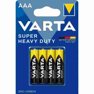 DUTY AAA 4er, im Blister,, VARTA