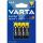 DUTY AAA 4er, im Blister,, VARTA