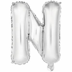 mini 34cm silber, Amscan