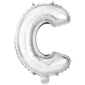 mini 34cm silber, Amscan