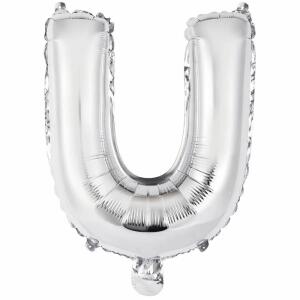 mini 34cm silber, Amscan